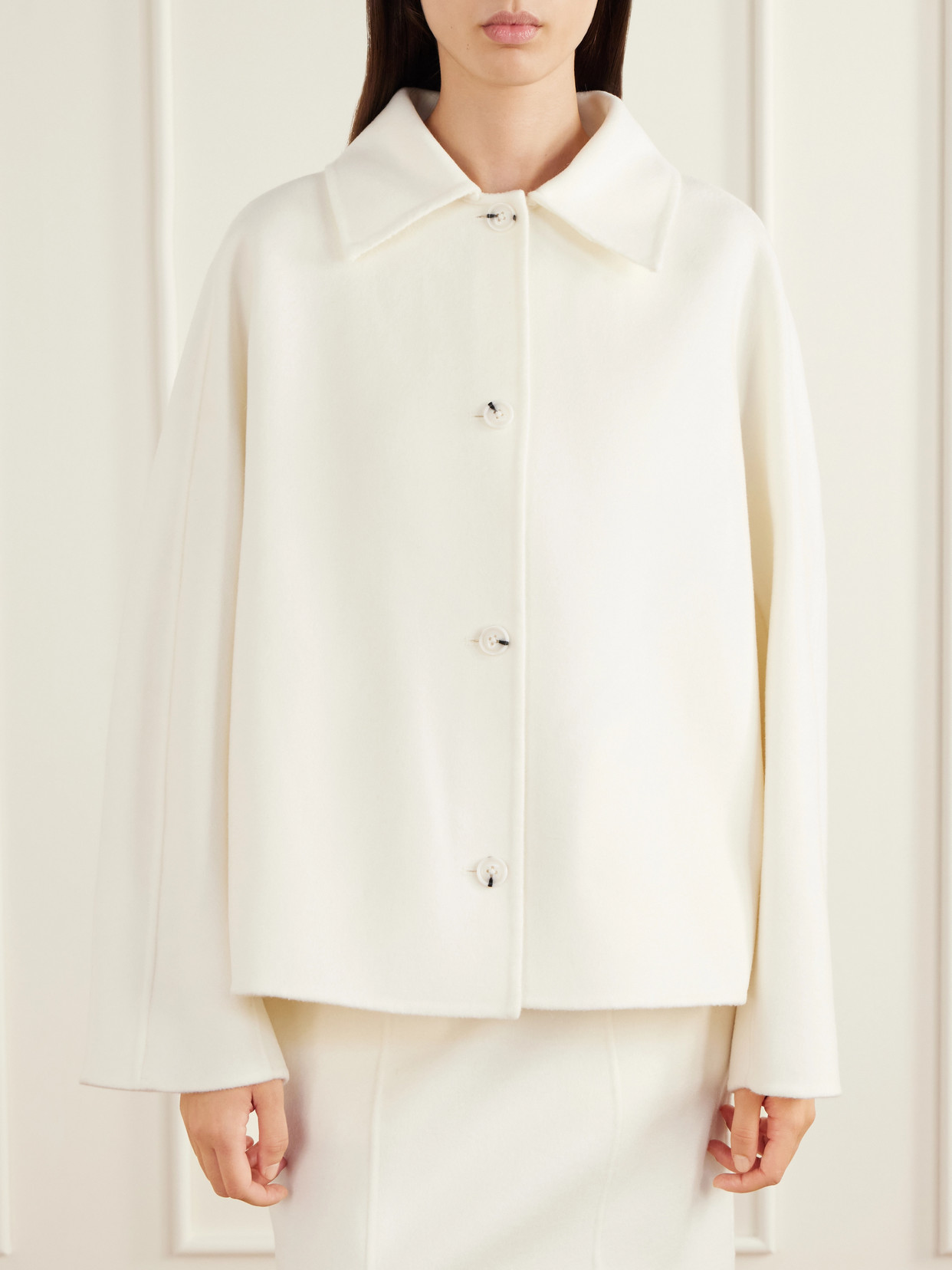 Rafe Plush-Trimmed Wool And Cashmere-Blend Coat