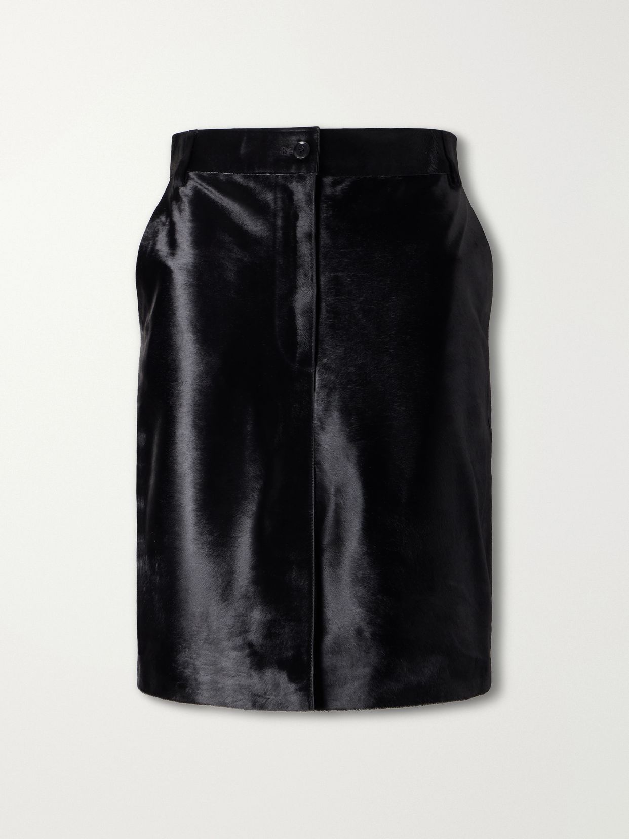 Debi calf hair midi skirt