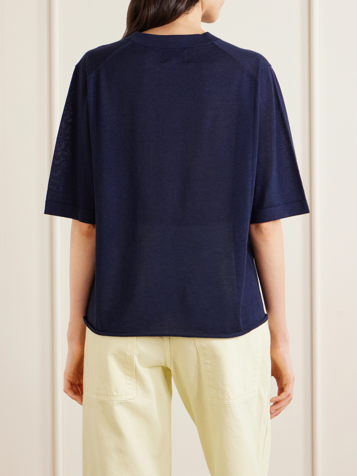 Mélange Cashmere T-Shirt