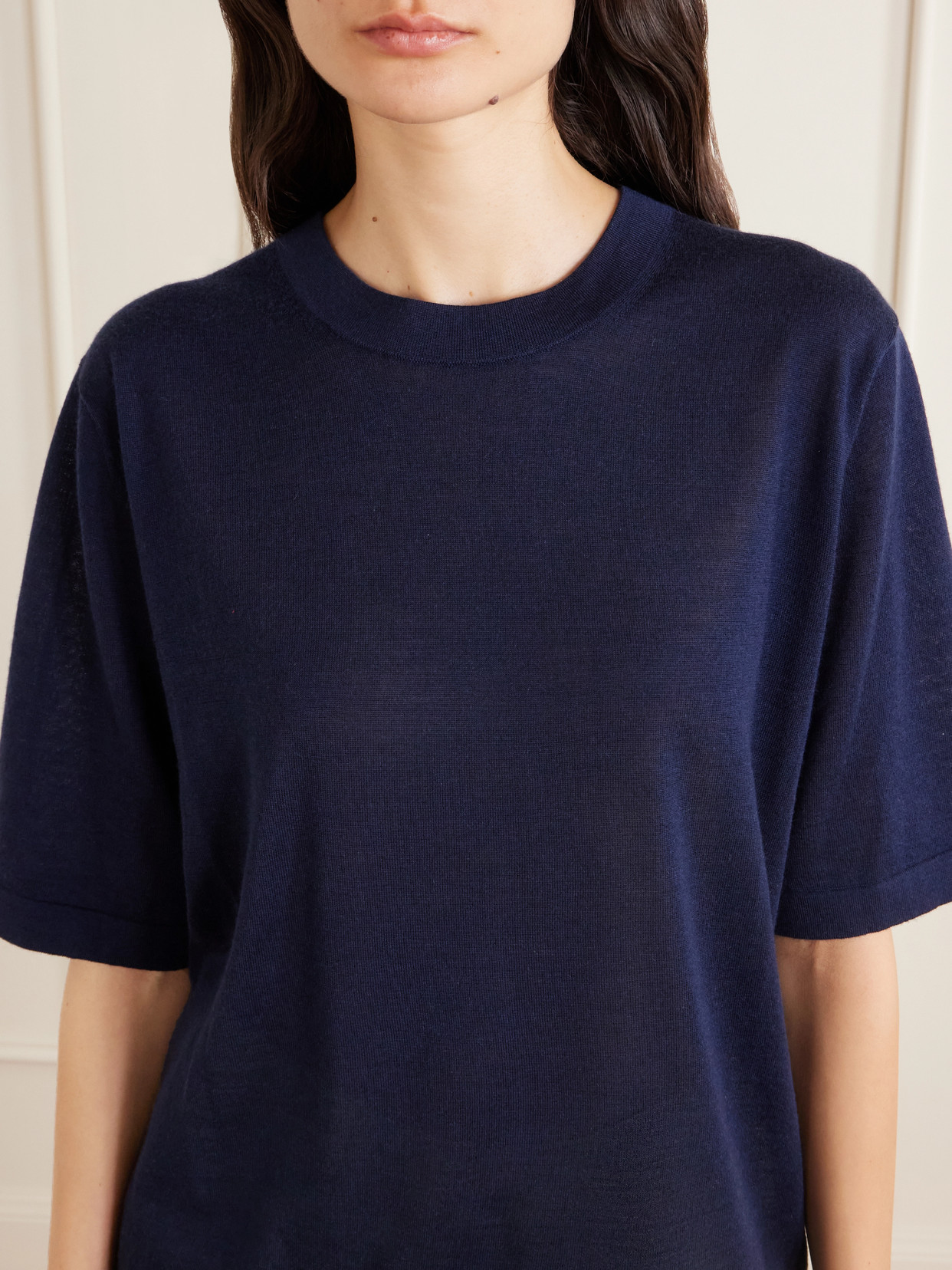 Mélange Cashmere T-Shirt