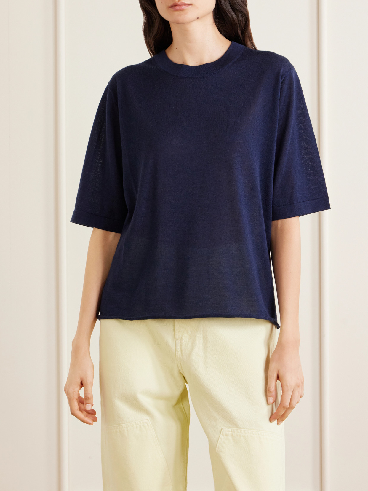 Mélange Cashmere T-Shirt