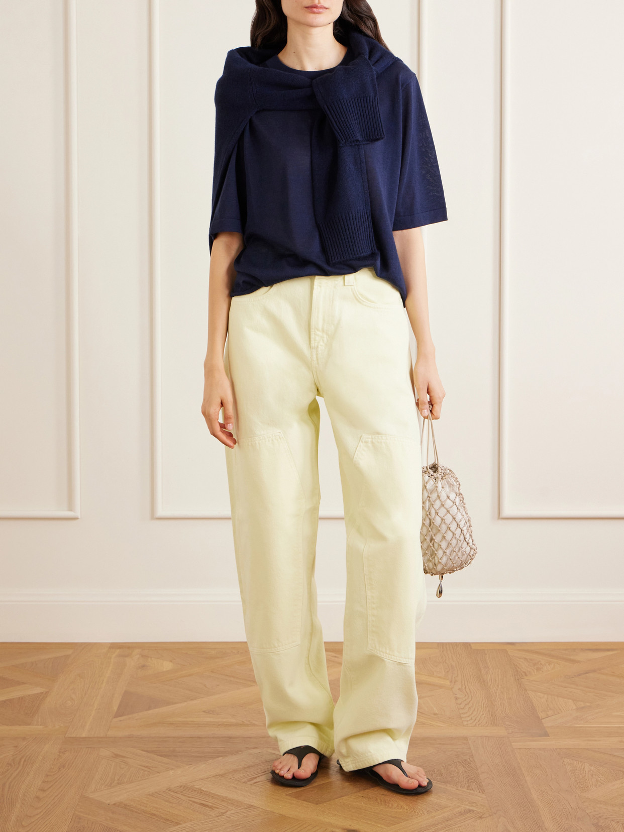 Mélange Cashmere T-Shirt
