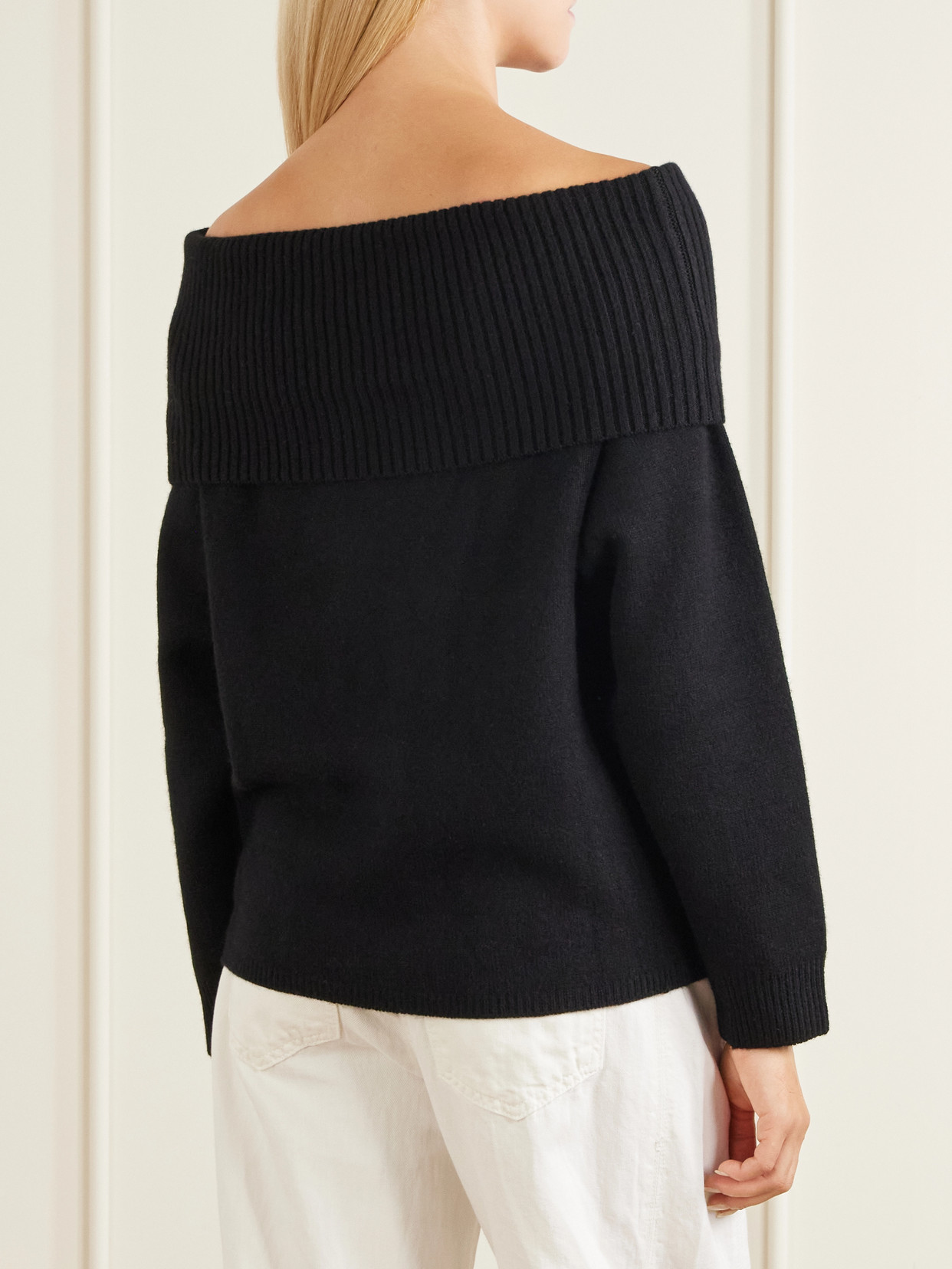 Sibyl Turtleneck Cashmere-Blend Sweater