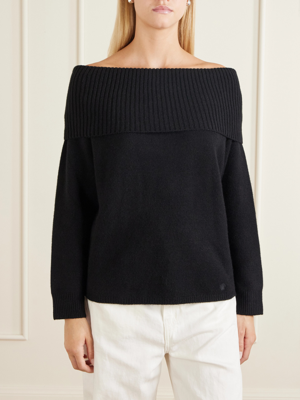 Sibyl Turtleneck Cashmere-Blend Sweater