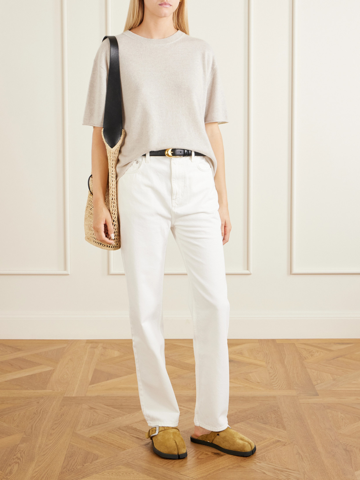Jude Organic Mid-Rise Straight-Leg Jeans