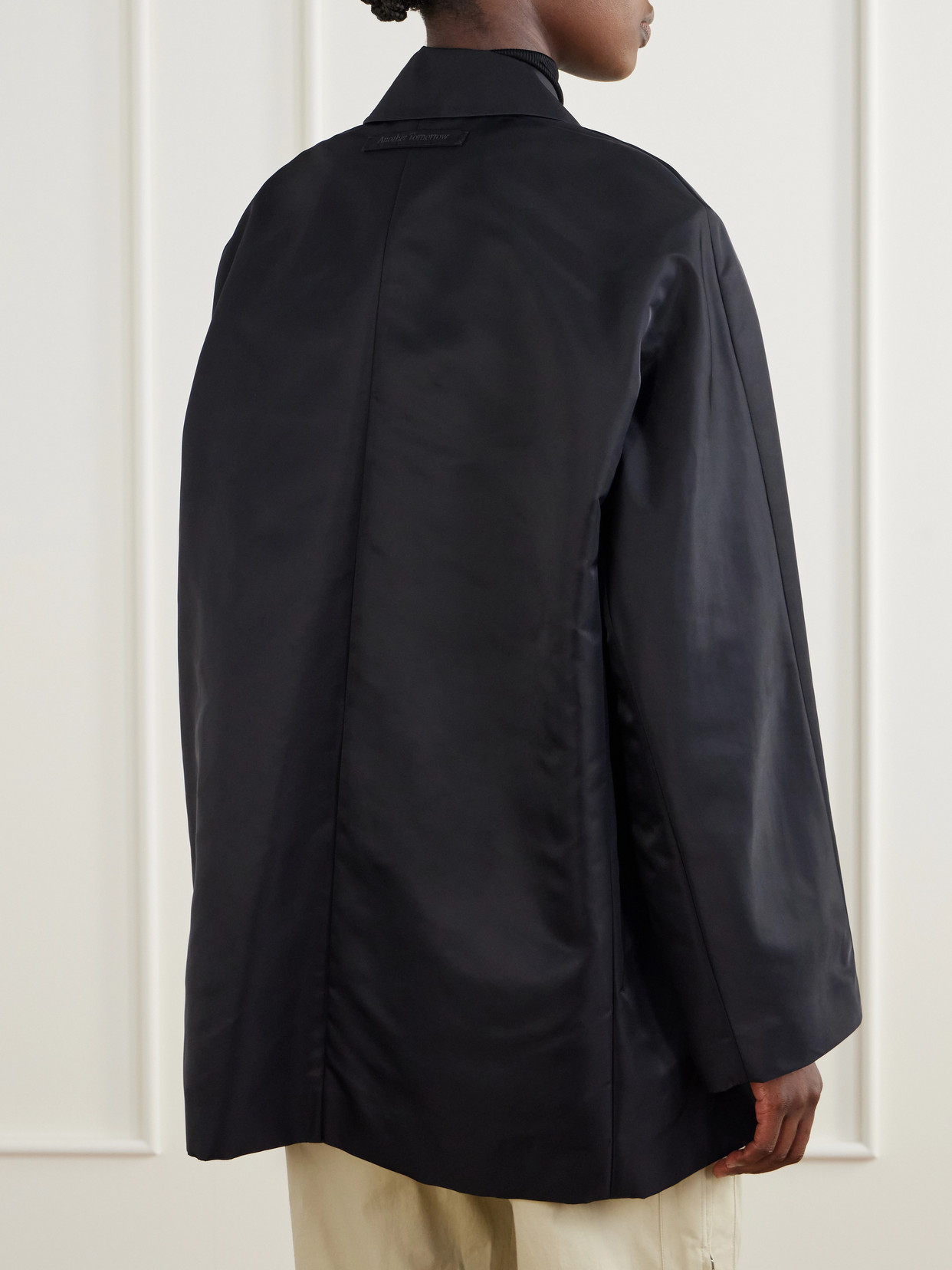 Recycled Satin Trench
