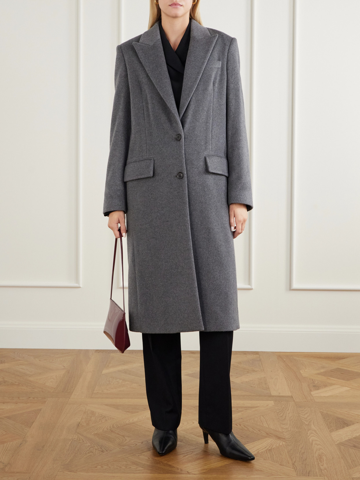 Cashmere-Flannel Coat