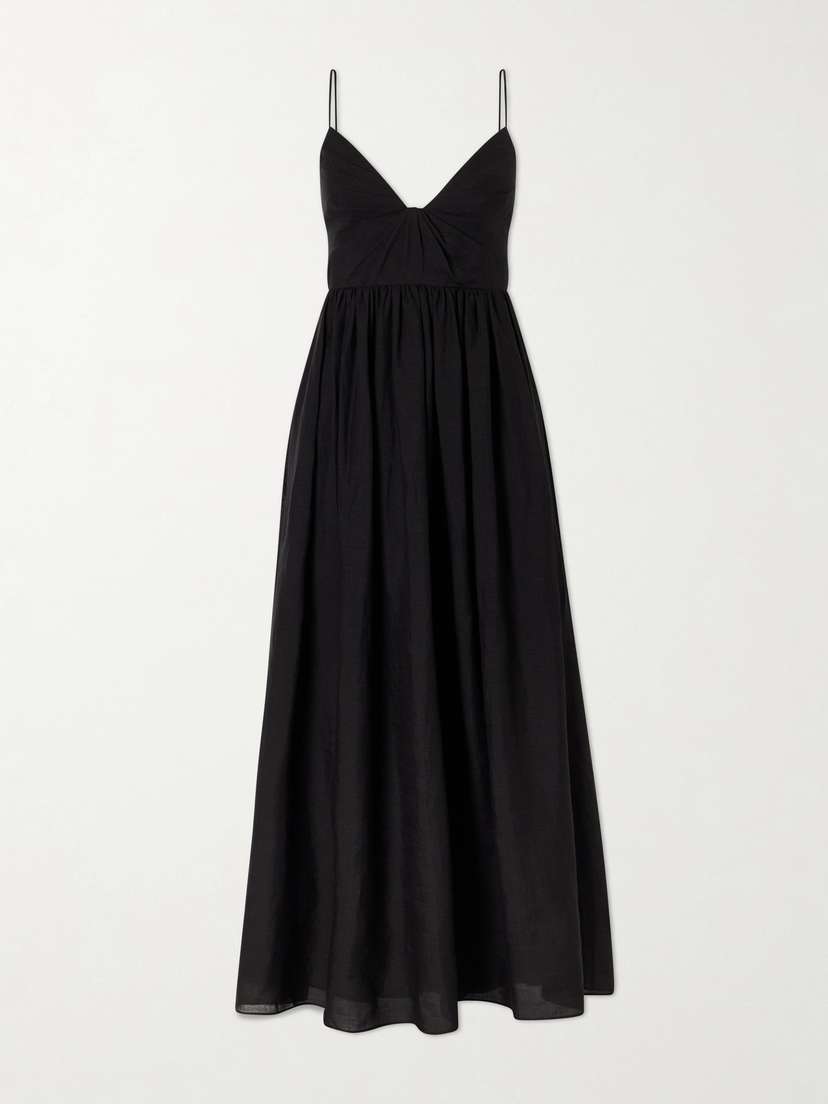 Aje Vacation Ramie Maxi Dress