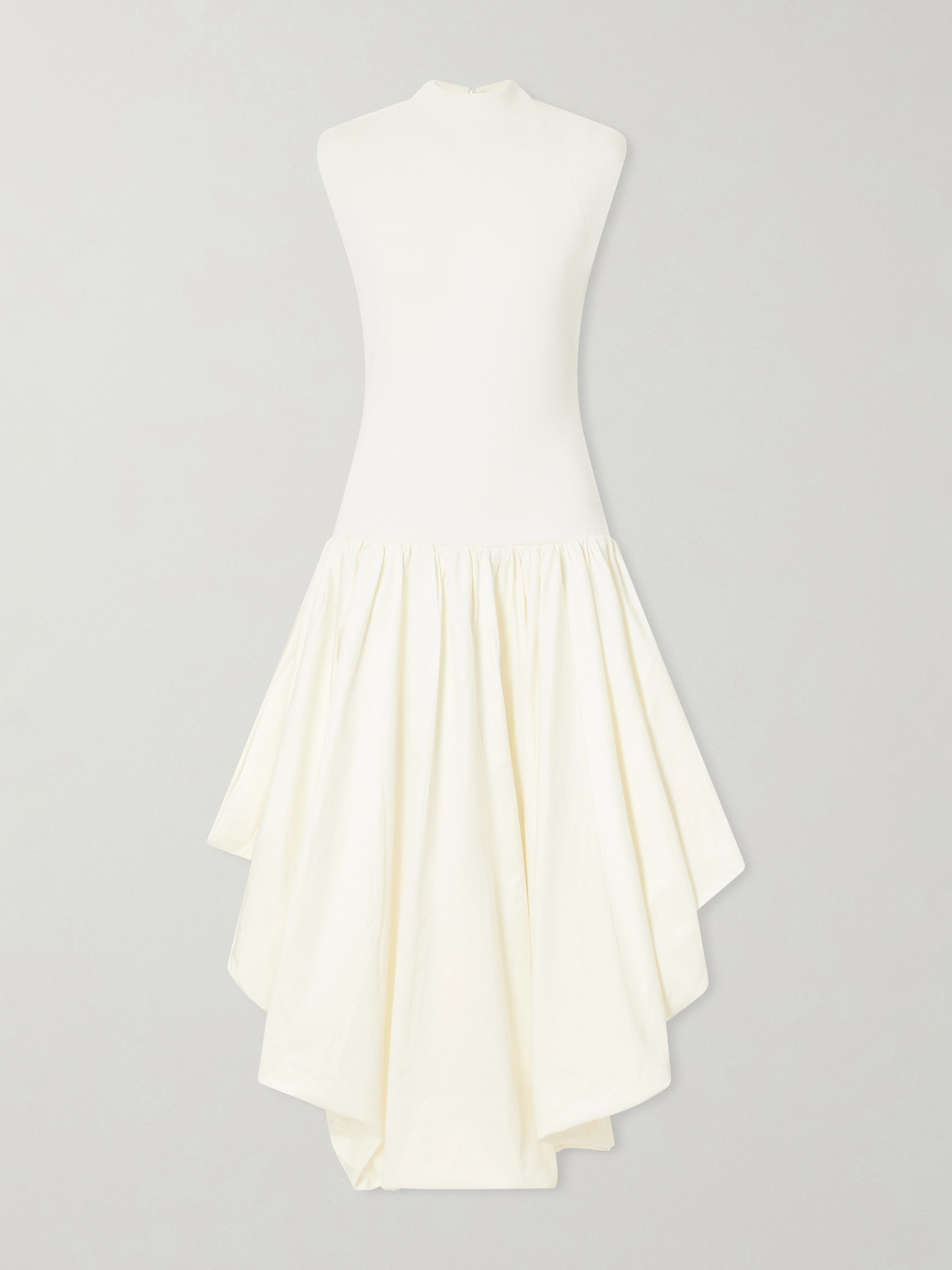 Aje Venetia Satin Midi Dress In Neutral