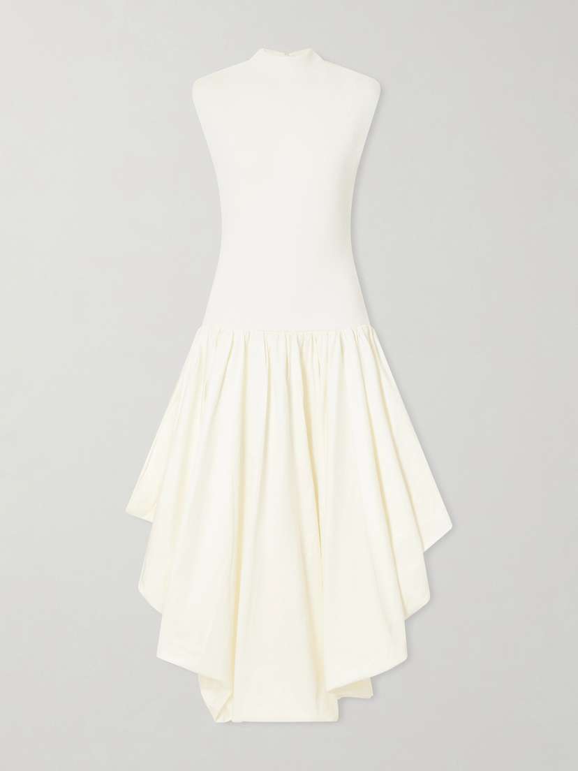 Aje Venetia Satin Midi Dress