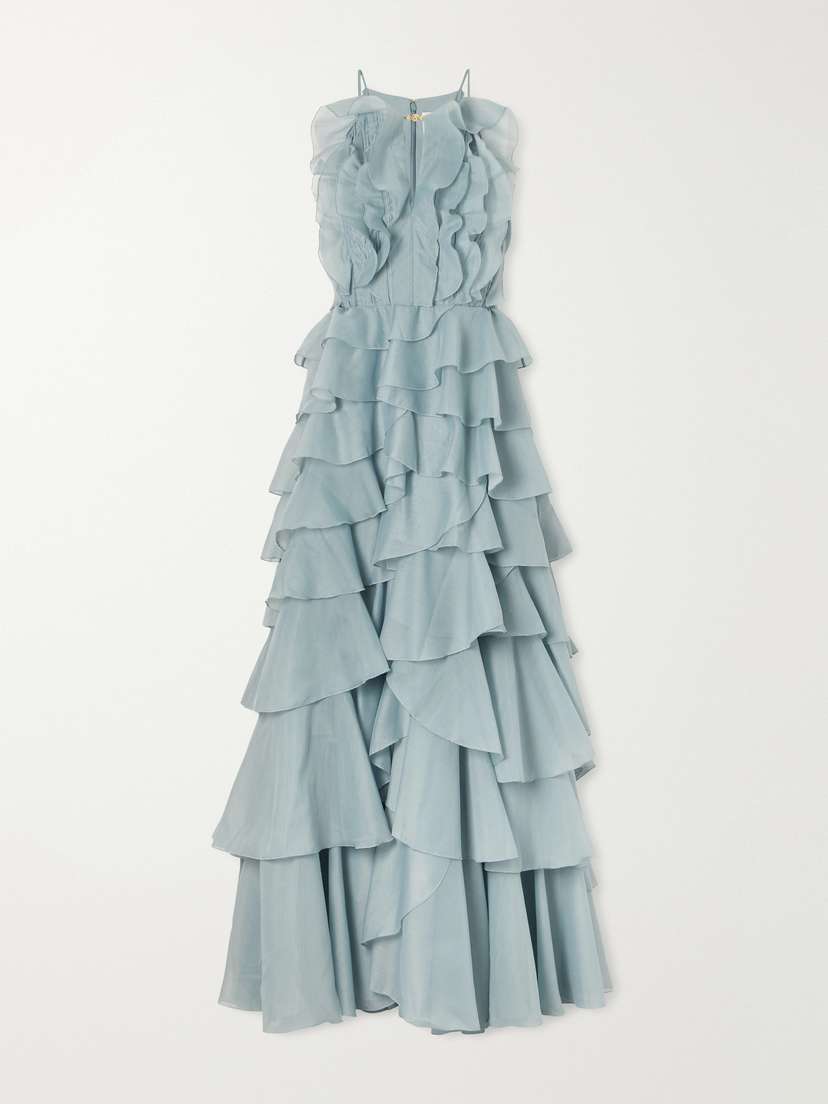 Aje Cleo Ruffled Tiered Organza Gown | Thumbnail 5