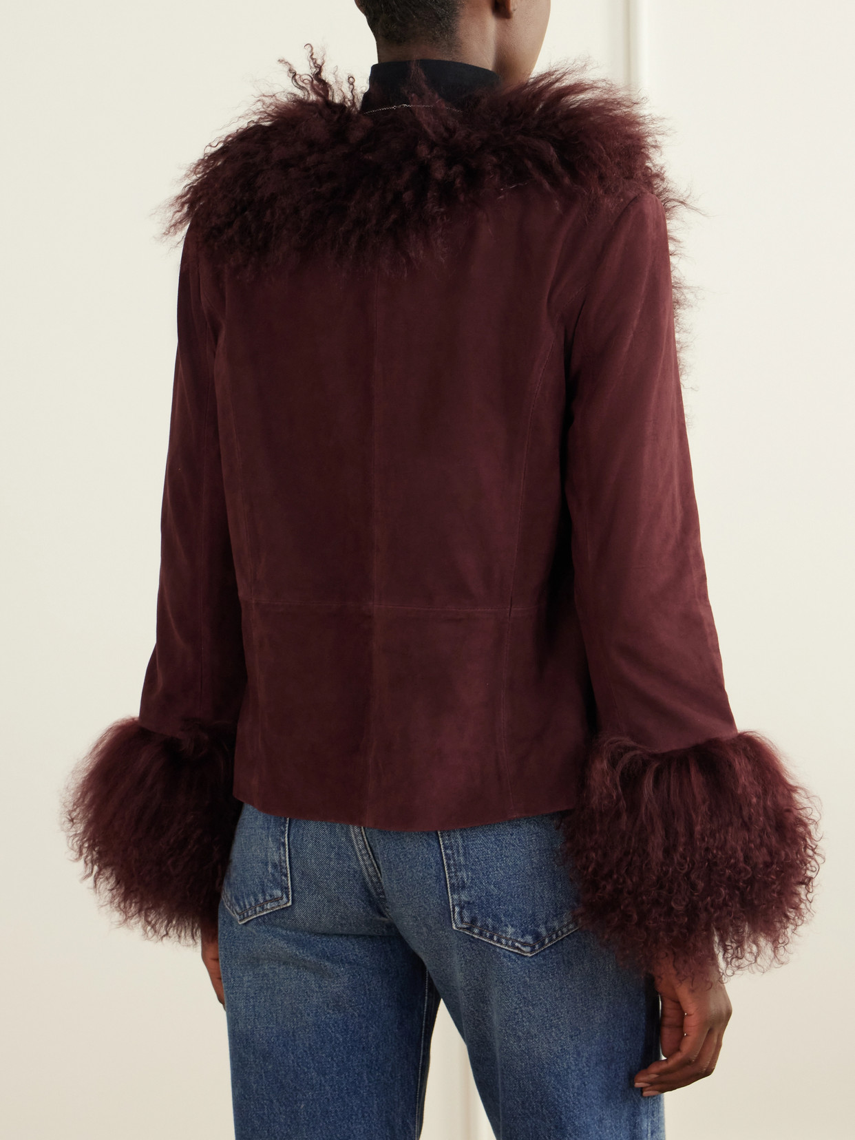 Shearling-Trimmed Jacket