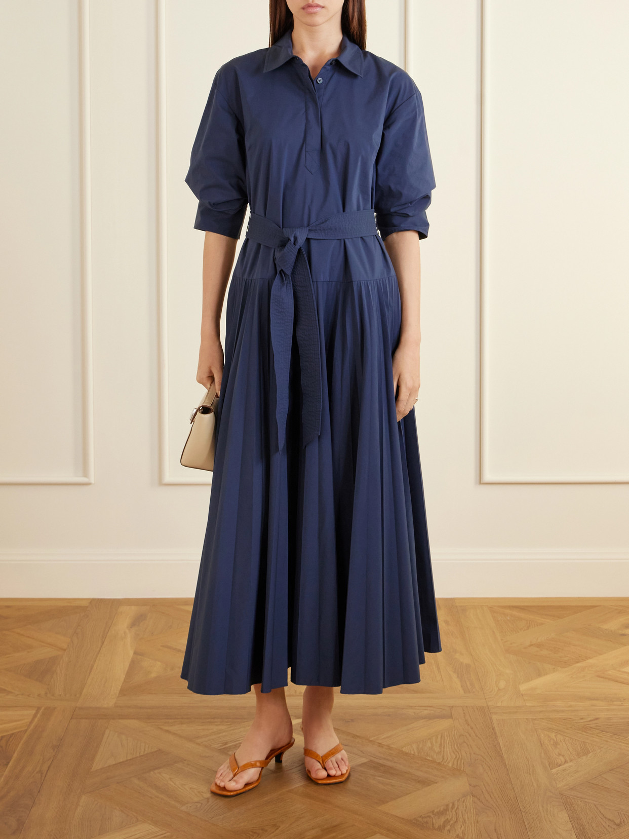 Arlo Cotton Belted Maxi Dress