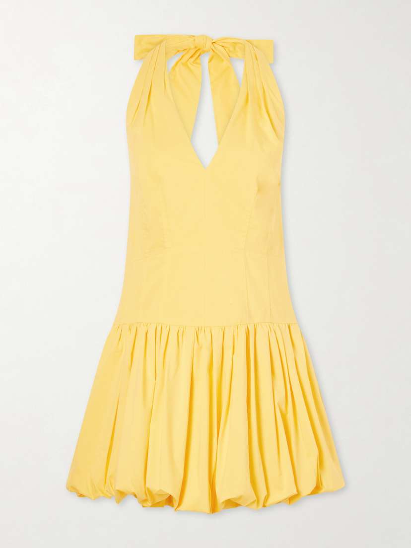 Simkhai Brooke Cotton-blend Mini Dress