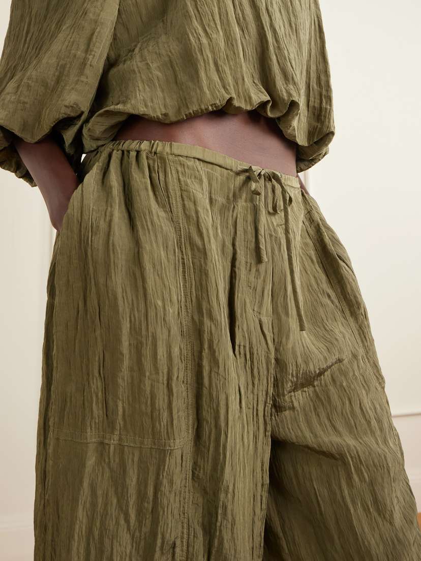 Simkhai Freya Tapered Crepon Parachute Pants | Thumbnail 5