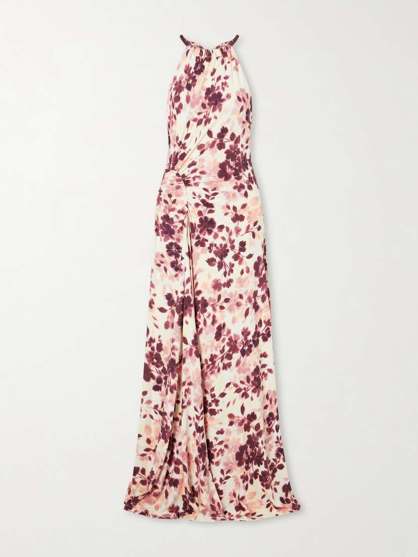 Simkhai Cerin Printed Jersey Halterneck Gown | Thumbnail 5 Simkhai Cerin Printed Jersey Halterneck Gown | Thumbnail 5