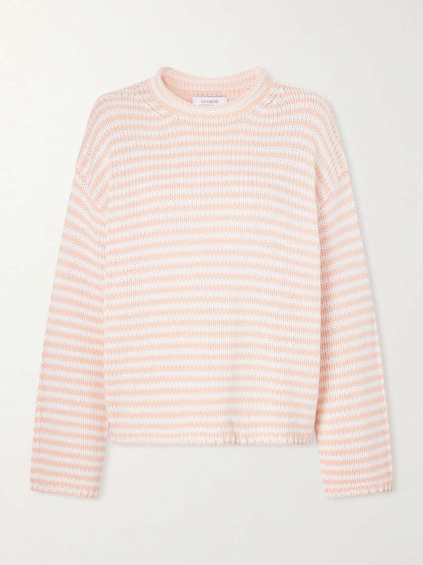 La Ligne Striped Knitted Sweater