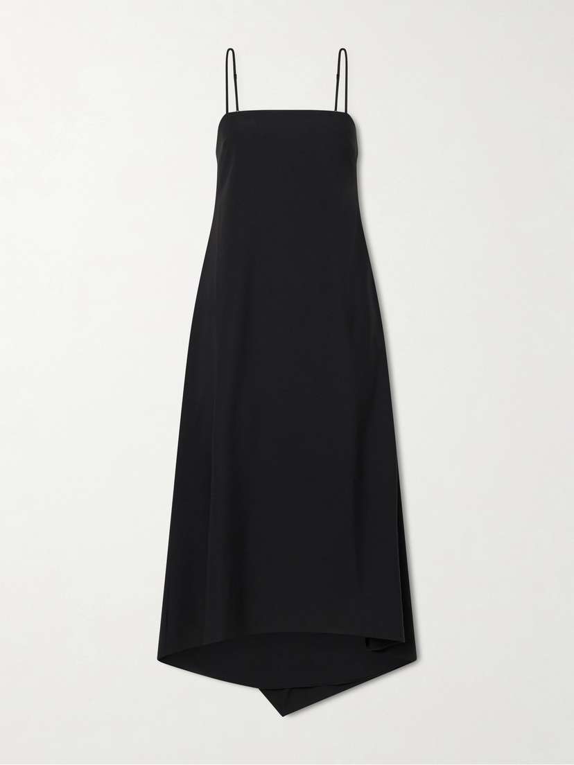 La Ligne Drape Back Recycled Satin Midi Dress | Thumbnail 5