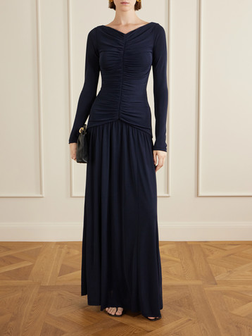 La Ligne Ruched jersey maxi dress