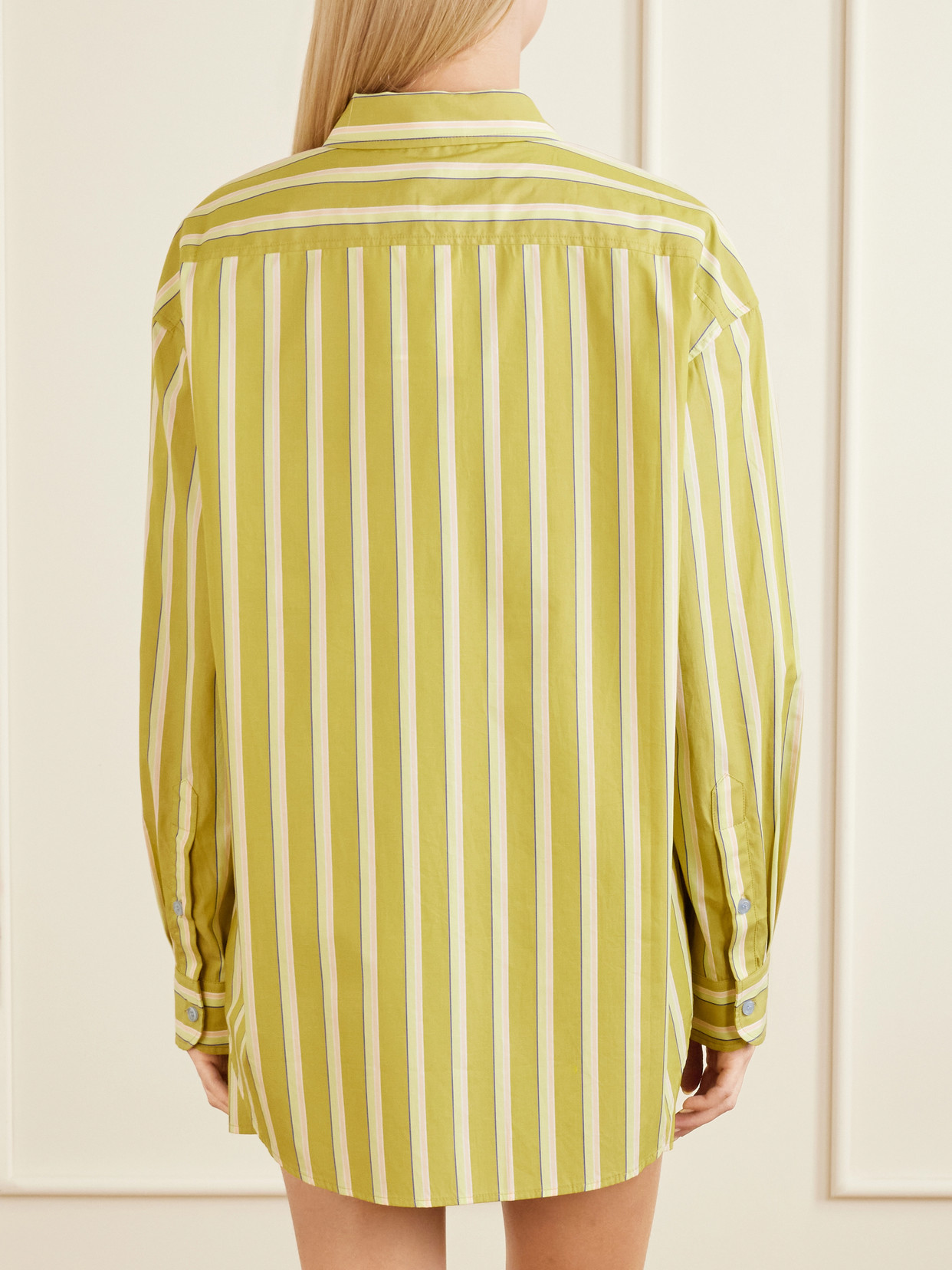 Striped Cotton-Poplin Shirt