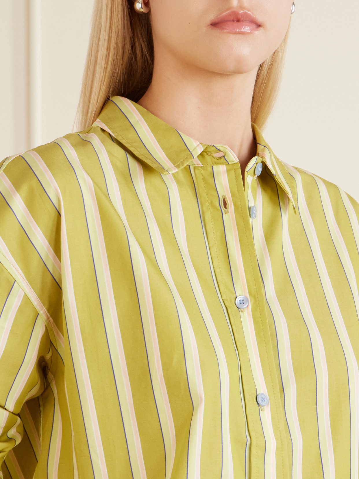 Striped Cotton-Poplin Shirt