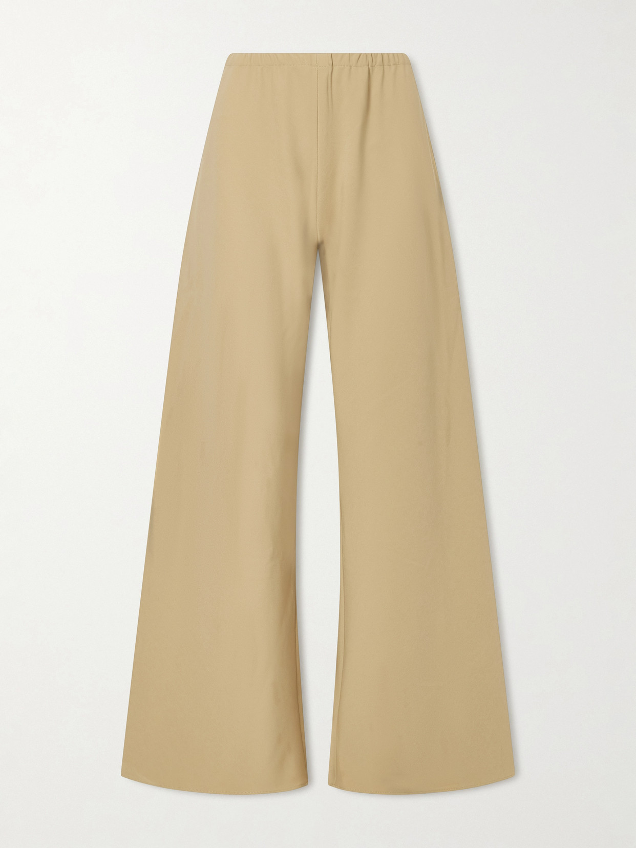La Ligne - Colby Recycled Stretch-crepe Wide-leg Pants - Neutrals