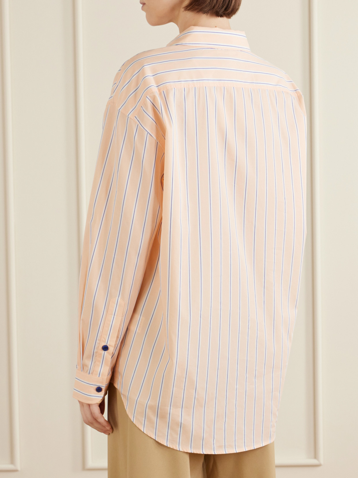 Striped Cotton-Poplin Shirt
