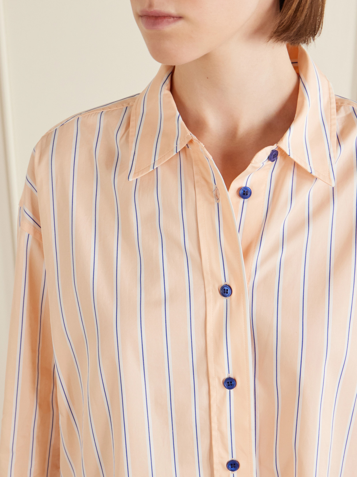 Striped Cotton-Poplin Shirt
