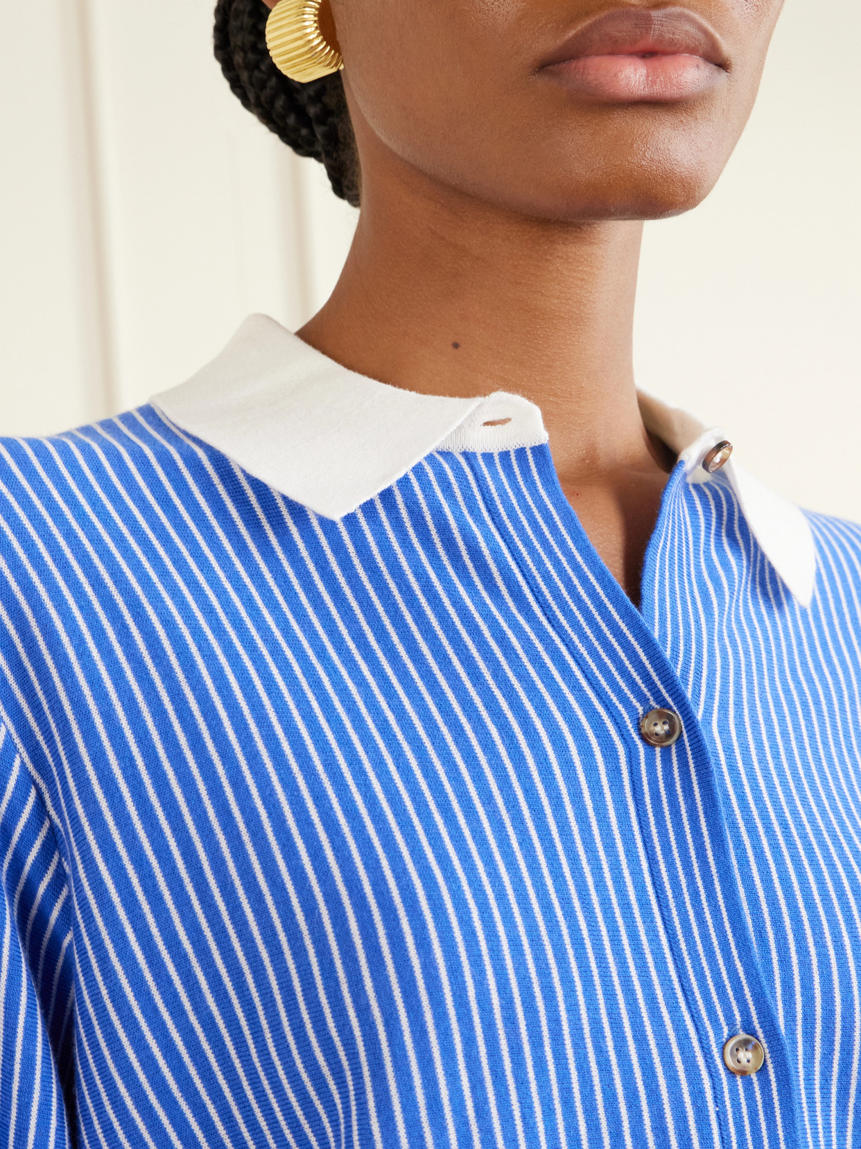 Striped Cotton-Blend Shirt