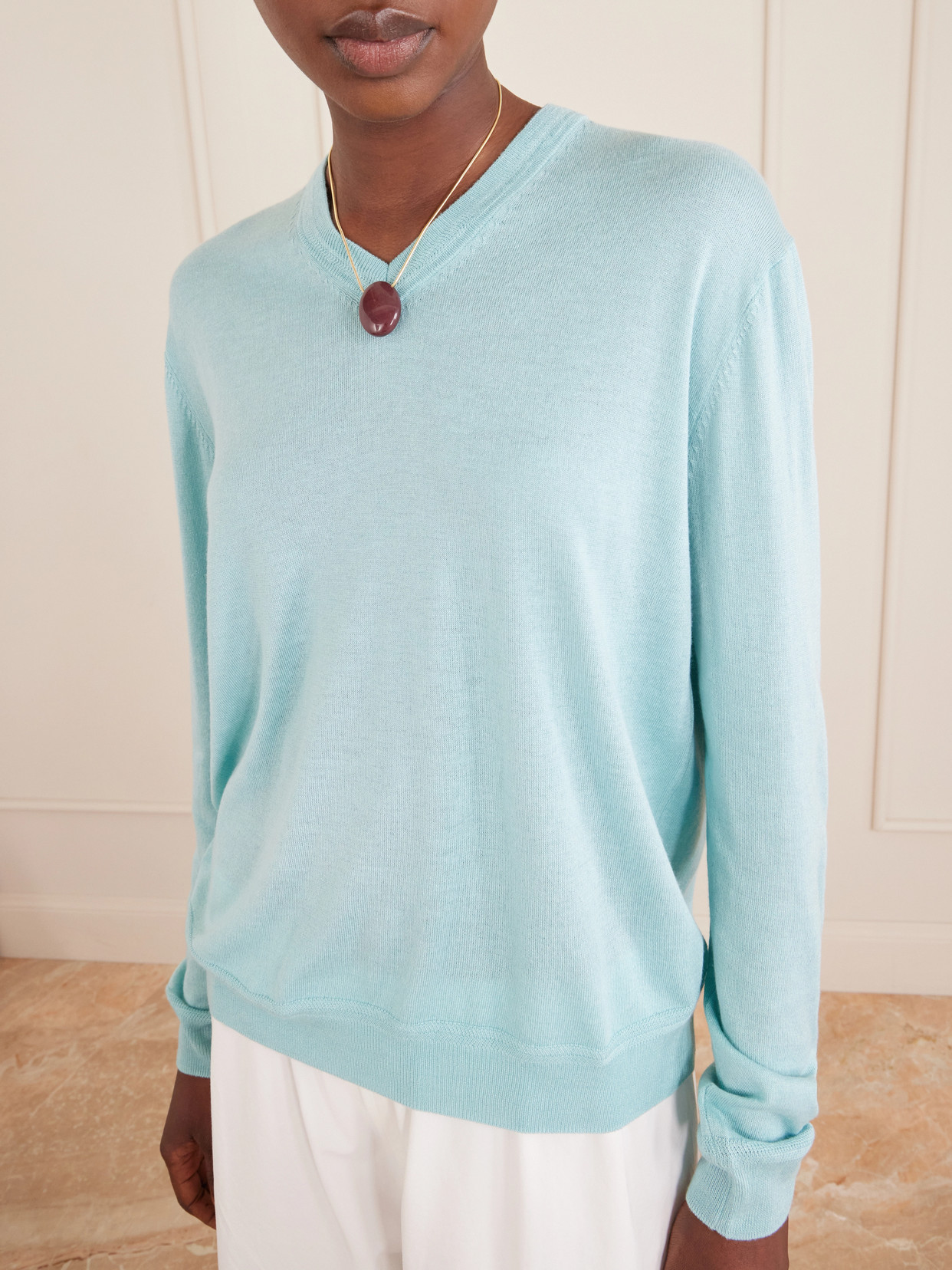 Ben Silk, Wool And Cashmere-Blend Sweater