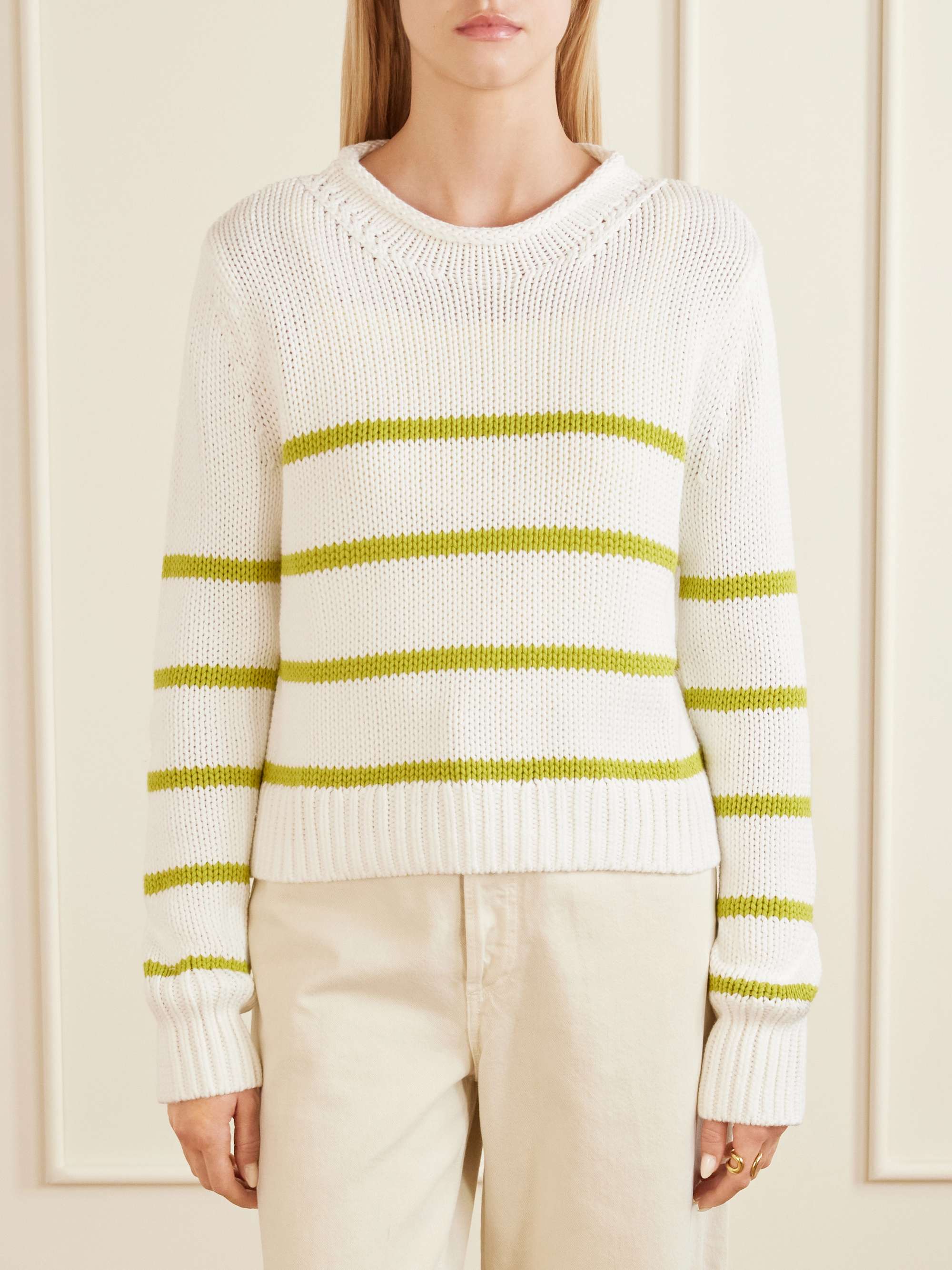 LA LIGNE Mini Marina striped cotton sweater