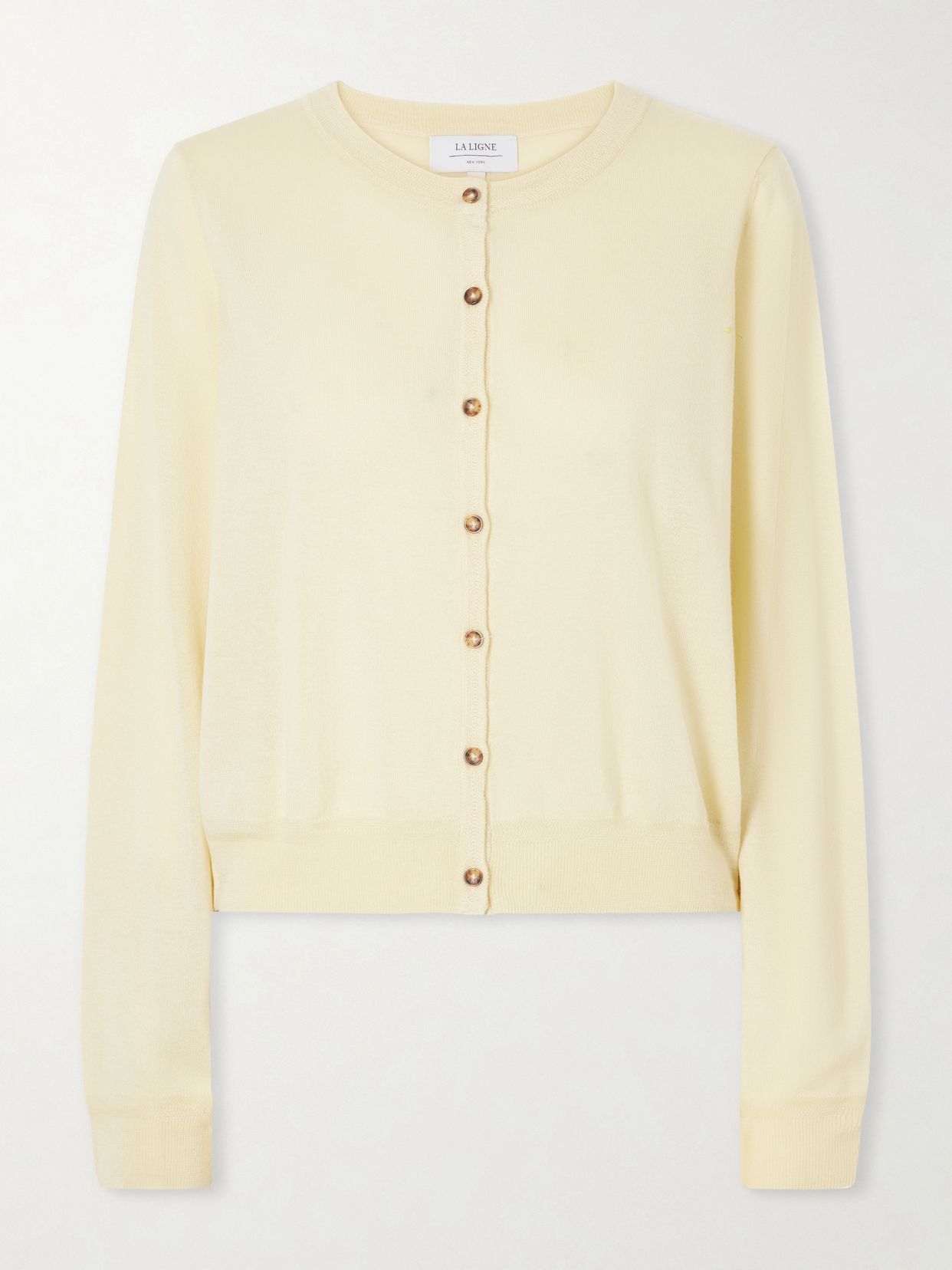 ben silk wool and cashmere blend cardigan