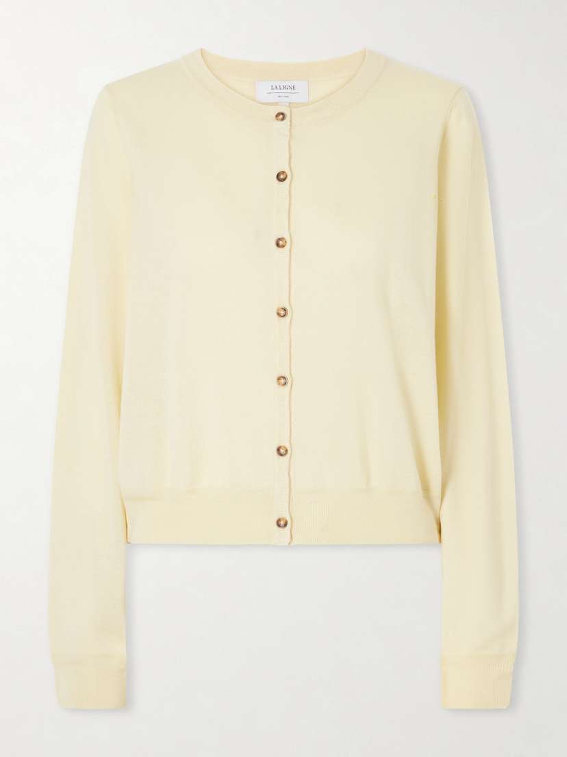 La Ligne Ben Silk, Wool And Cashmere-blend Cardigan | Thumbnail 6 La Ligne Ben Silk, Wool And Cashmere-blend Cardigan | Thumbnail 6