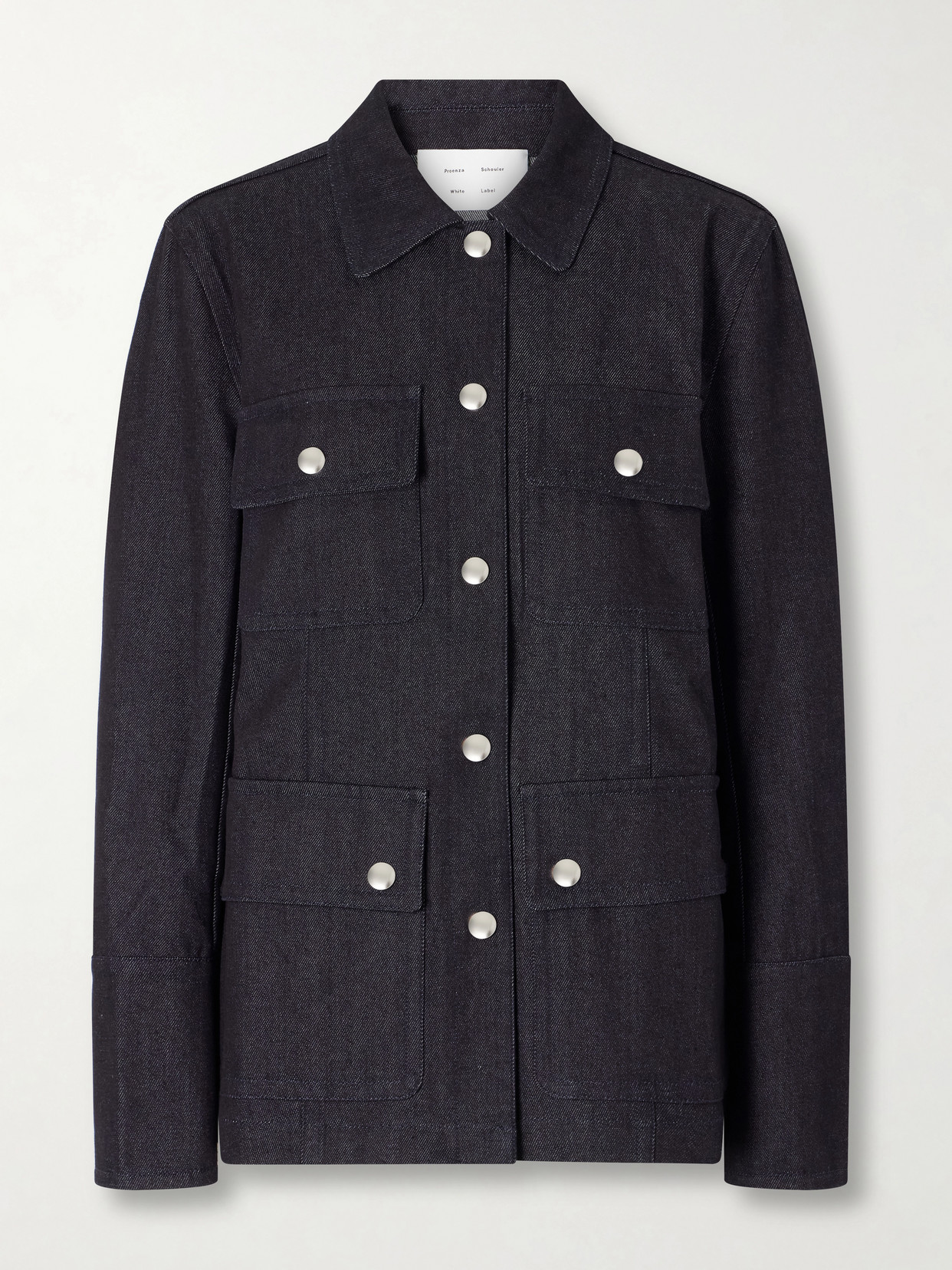 Proenza Schouler White Label Stella Denim Jacket In Blue