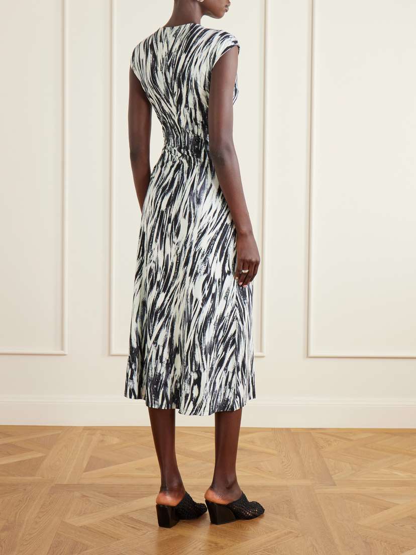Proenza Schouler White Label Miranda Printed Stretch-jersey Midi Dress | Thumbnail 3 Proenza Schouler White Label Miranda Printed Stretch-jersey Midi Dress | Thumbnail 3