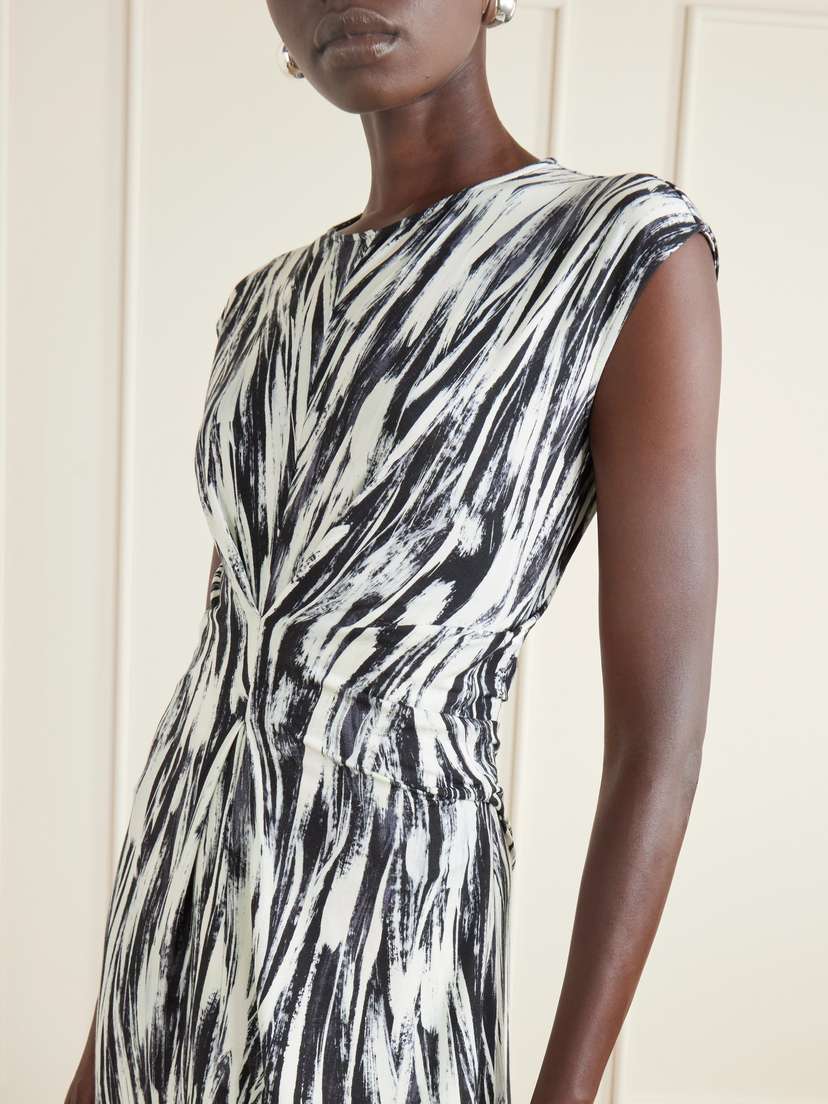Proenza Schouler White Label Miranda Printed Stretch-jersey Midi Dress | Thumbnail 4 Proenza Schouler White Label Miranda Printed Stretch-jersey Midi Dress | Thumbnail 4