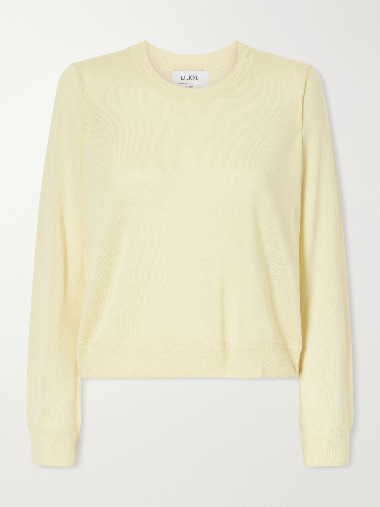 ben silk wool and cashmere blend sweater