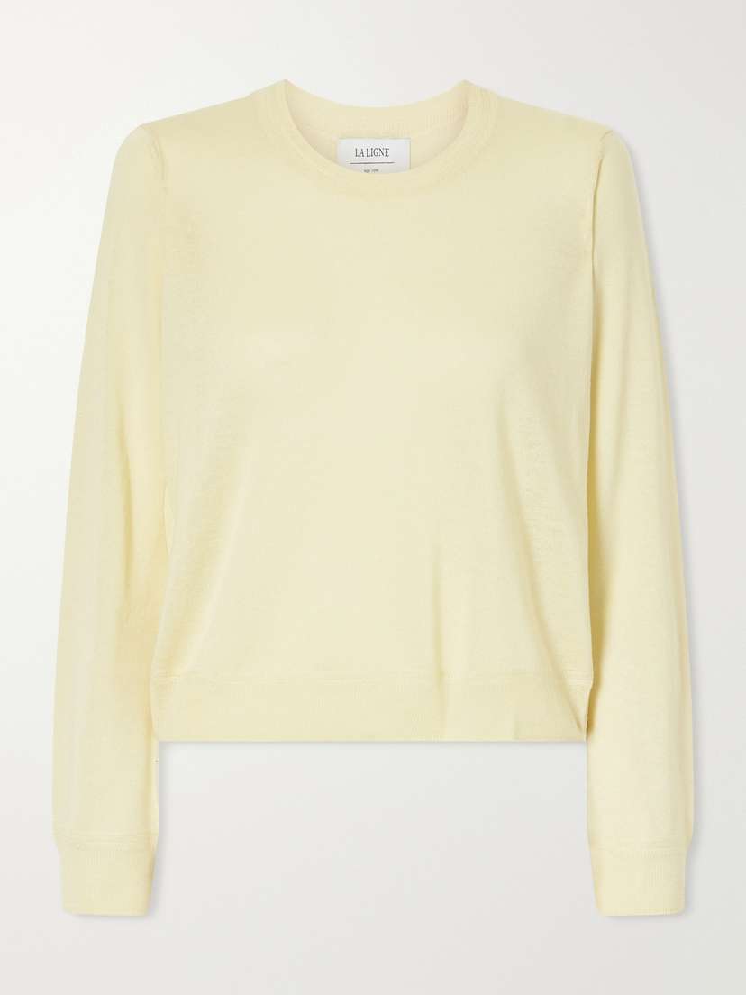 La Ligne Ben Silk, Wool And Cashmere-blend Sweater | Thumbnail 6 La Ligne Ben Silk, Wool And Cashmere-blend Sweater | Thumbnail 6