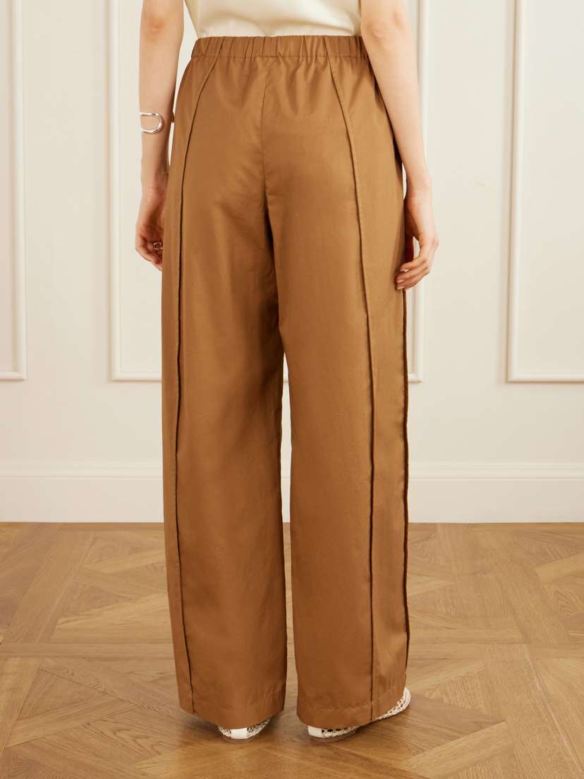 Theory Cotton-poplin Wide-leg Pants | Thumbnail 4