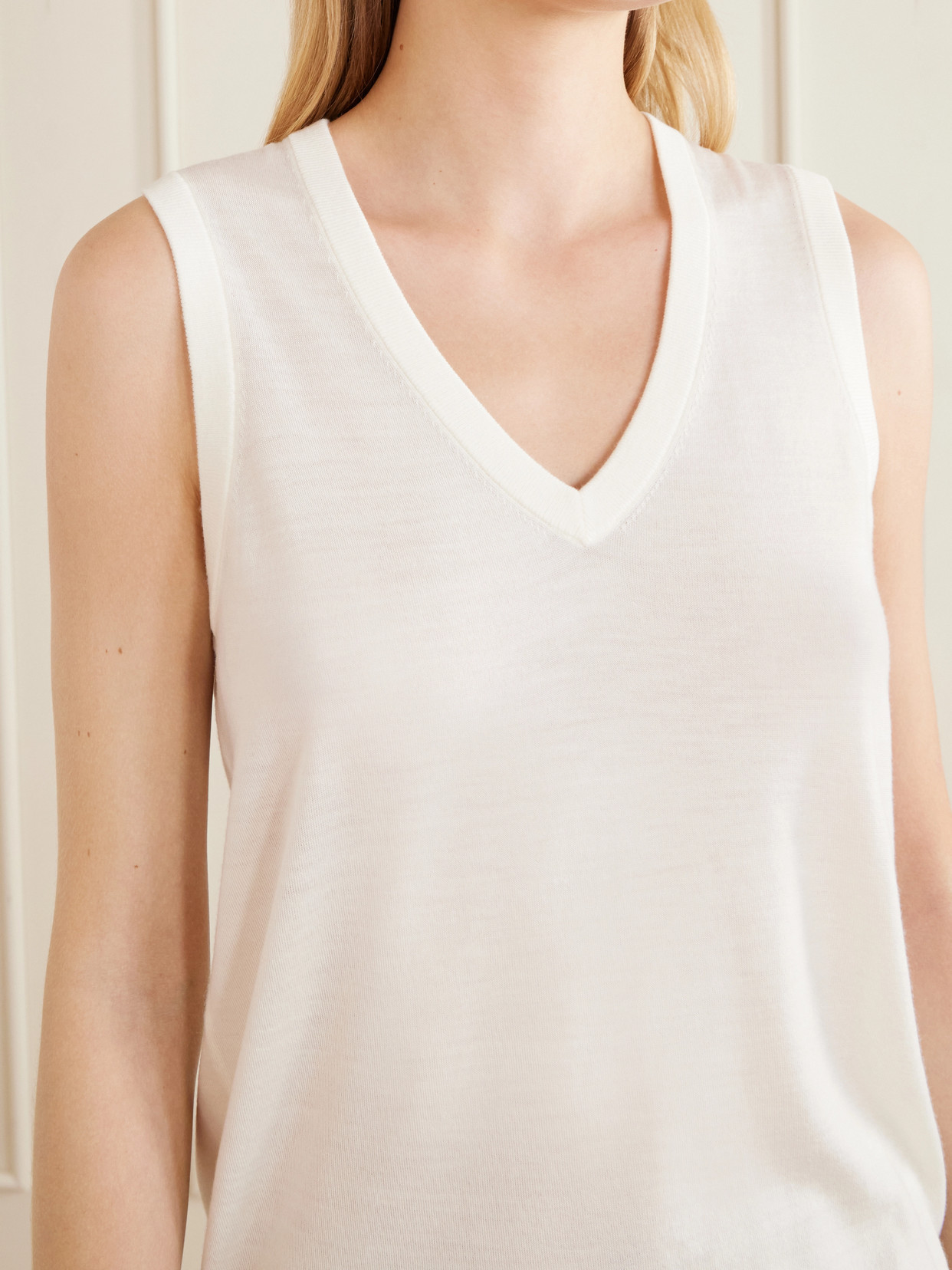 Ribbed Wool Tank