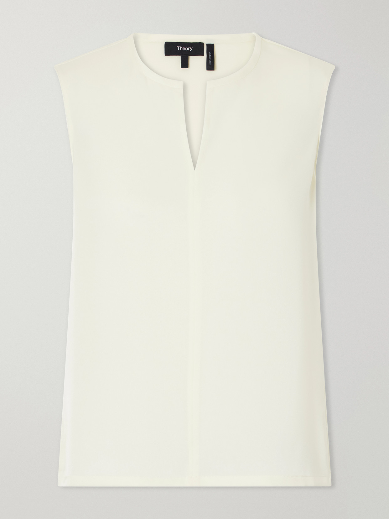 Theory Cady Blouse In Yellow