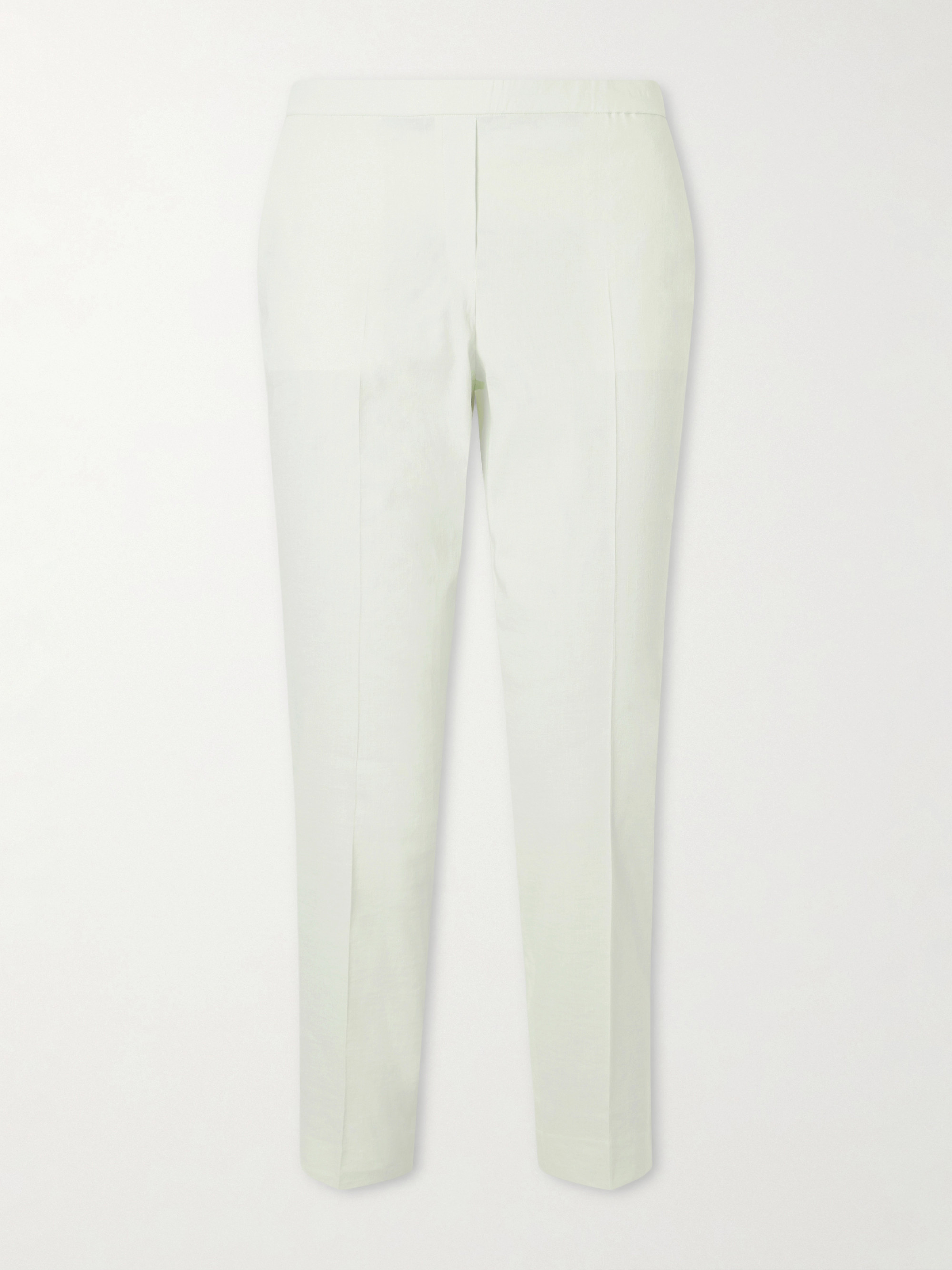 Treeca linen-blend skinny-leg pants — Image 6