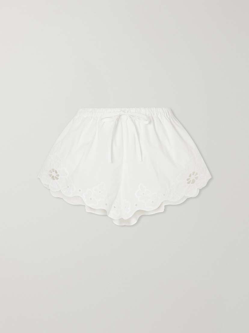 SIR. Klara Broderie Anglaise Cotton Shorts