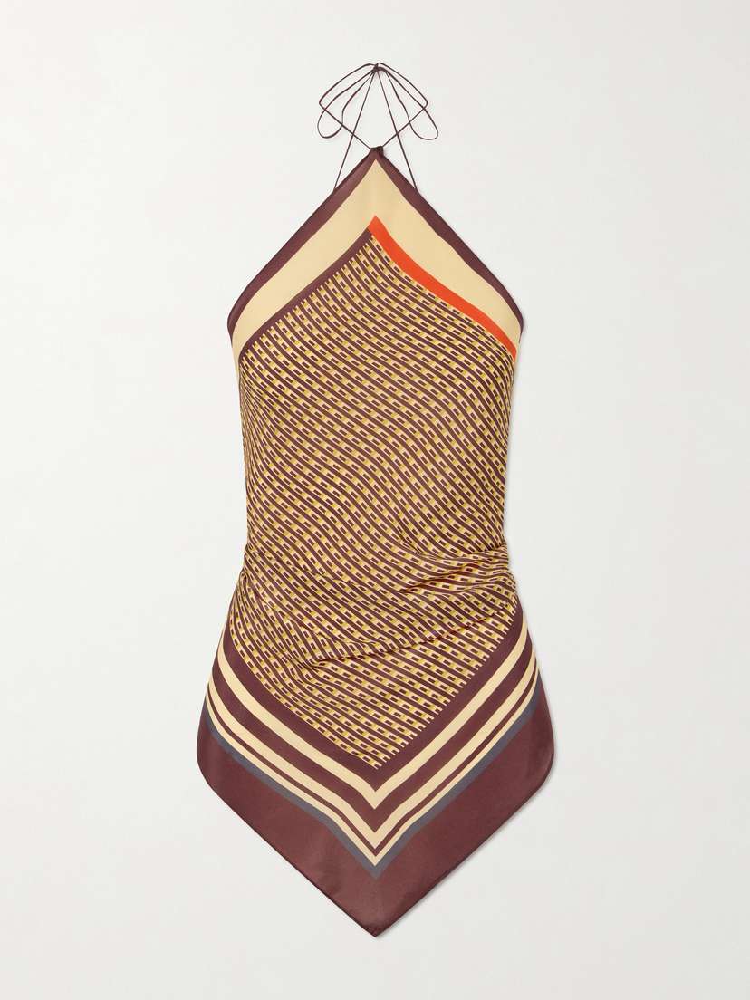 SIR. Cooper Printed Twill Top