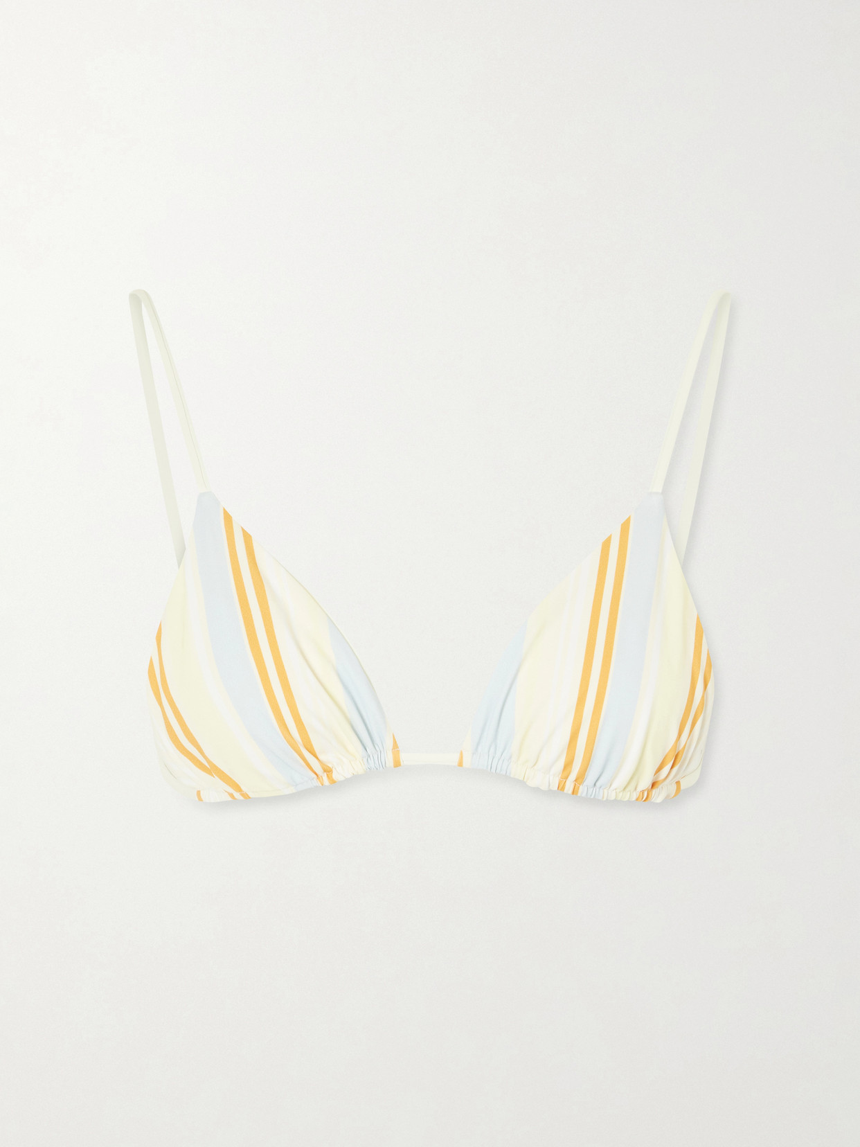 Sir Pernille Reversible Striped Bikini Top In Multi