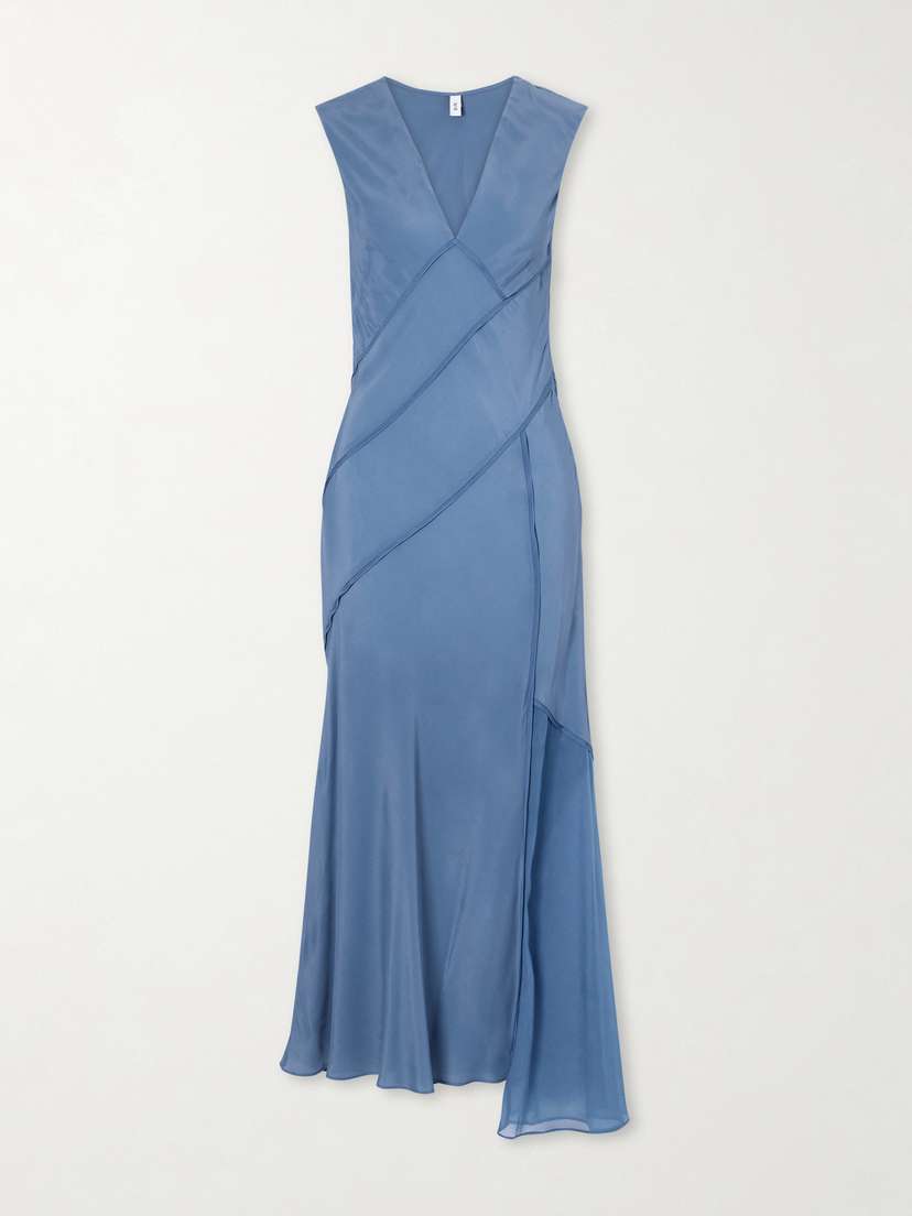 SIR. Elin Paneled Crepe De Chine Gown - Women's Clothing