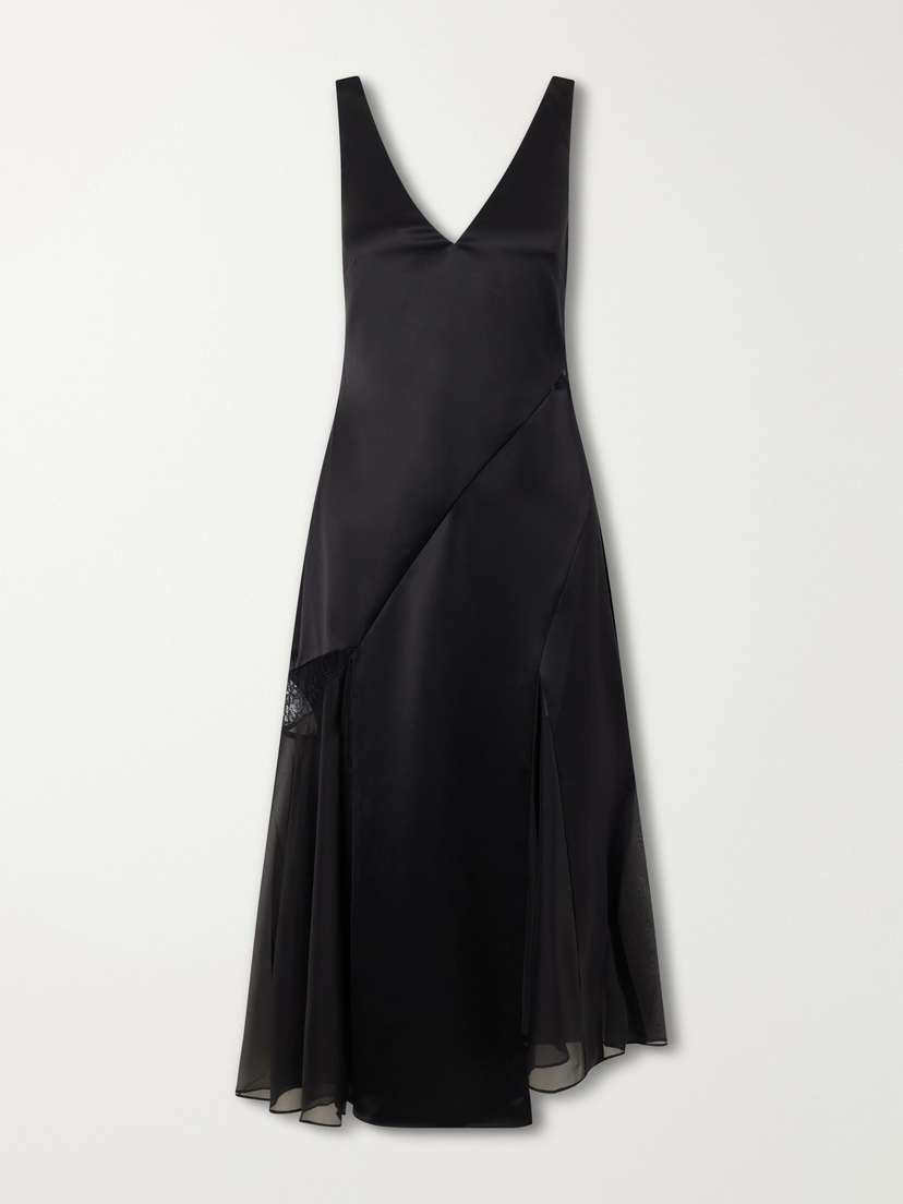 SIR. Ingrid Chiffon Midi Dress