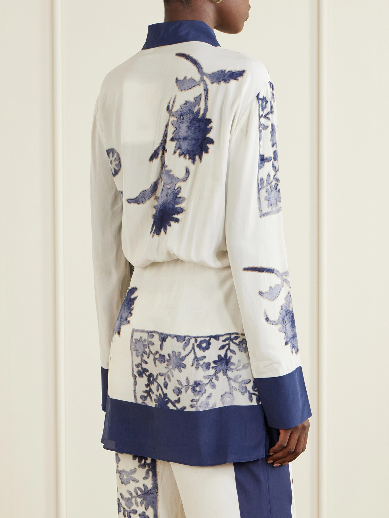 . - Phillipa Printed Georgette Shirt