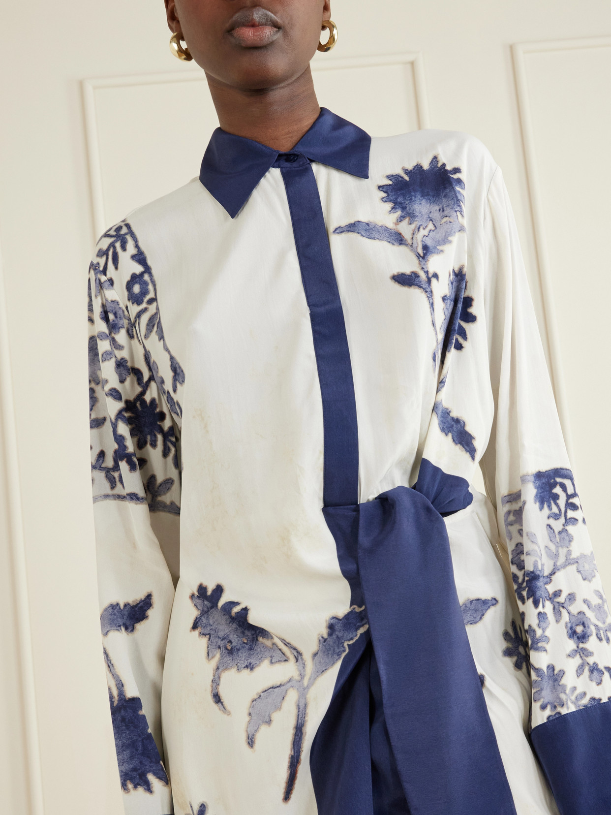 . - Phillipa Printed Georgette Shirt