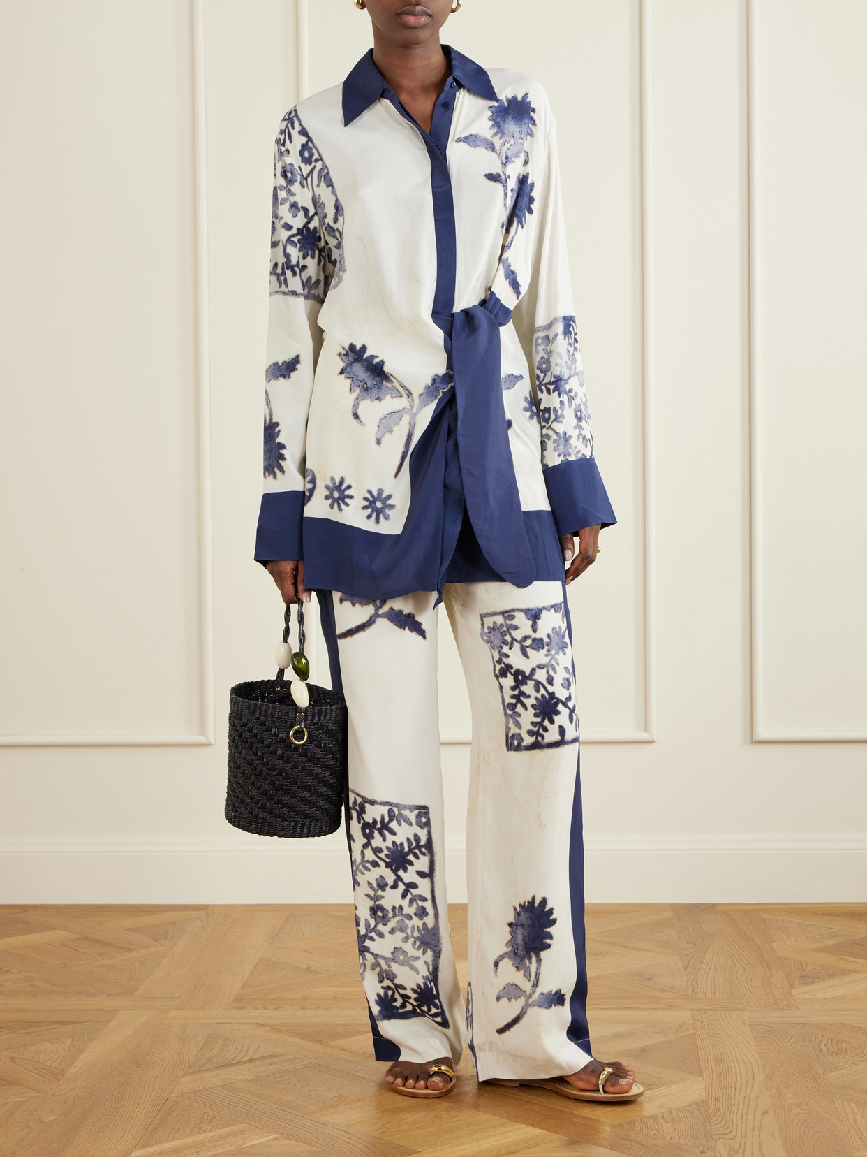 . - Phillipa Printed Georgette Shirt